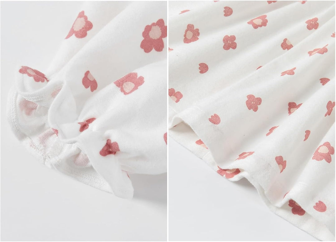 Kinder Bekleidungssets für Baby-Mädchen Baumwolle Langarm Kleid Taille Hose Babykleidung Weiche Baby