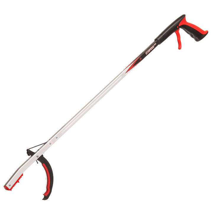 The Helping Hand Company LP1137IB Litterpicker Pro Extra, Rot/Silber, 94 cm (37 Zoll) Abfallzange Si
