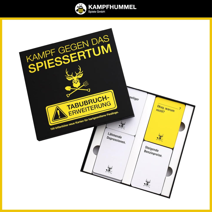 Kampf gegen das Spiessertum - Tabu-Bruch Erweiterung mit 100 neuen Spielkarten. Die 3. Erweiterung d