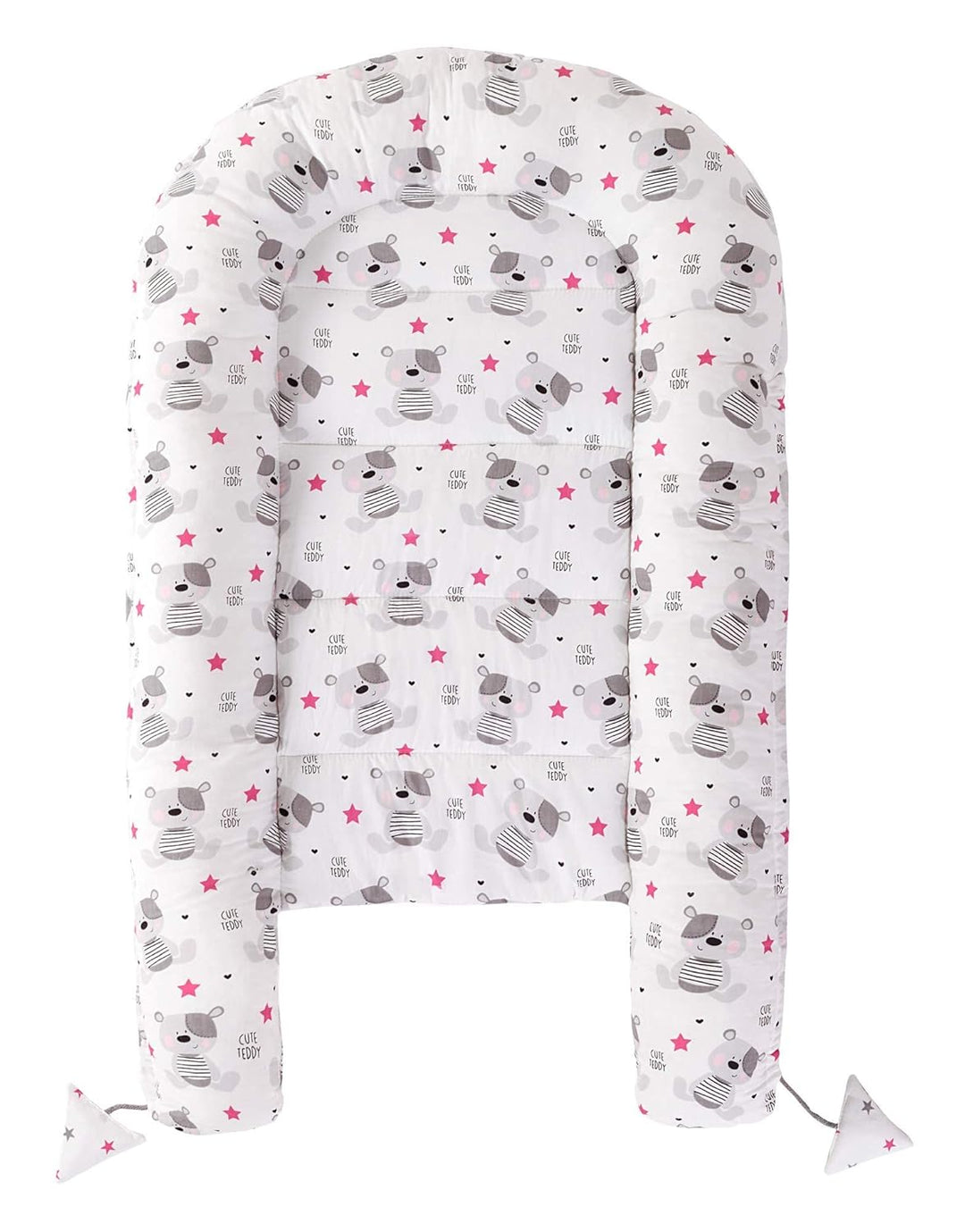 Medi Partners 5 teilig Babynestchen Set Babynest 100x60x15 herausnehmbarer Einsatz Bett Kuschelnest