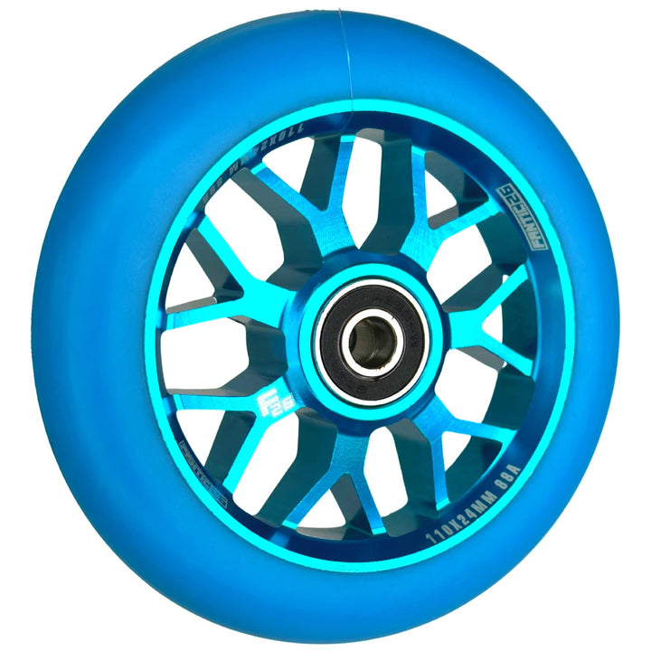 Fantic26 Spy7 Stunt Scooter Rolle I Trick I Tret I Kinder I Roller I Wheel I 110mm I ABEC 11 I Schne