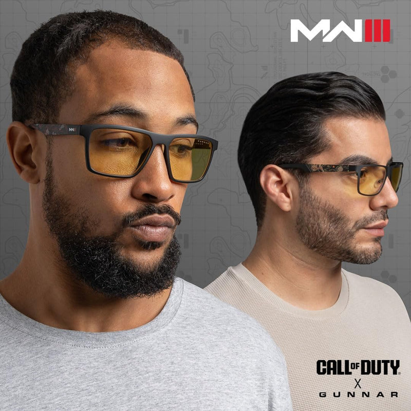 Gunnar Brille gegen blaues Licht – UAV Edition Call Of Duty | Farbe: Onyx Topo | Farbtöne: Amber (65