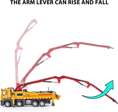 Srliya Legierungs-Betonpumpen-LKW Im Massstab 1:32, Hohe Simulation, Verbesserung der Koordination,