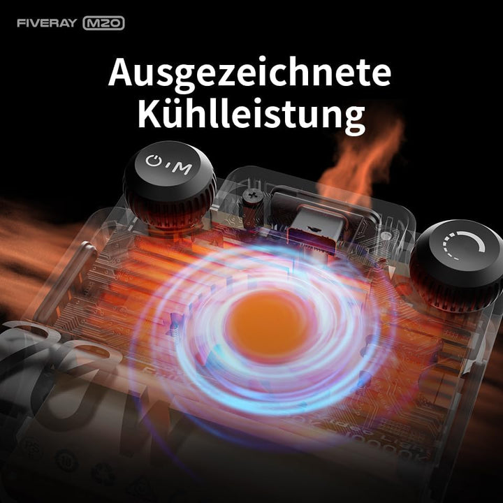 ZHIYUN Fiveray M20 Combo [Official] Videolicht 20W, Bi-Color LED Streaming Licht, Magnetisch Videole