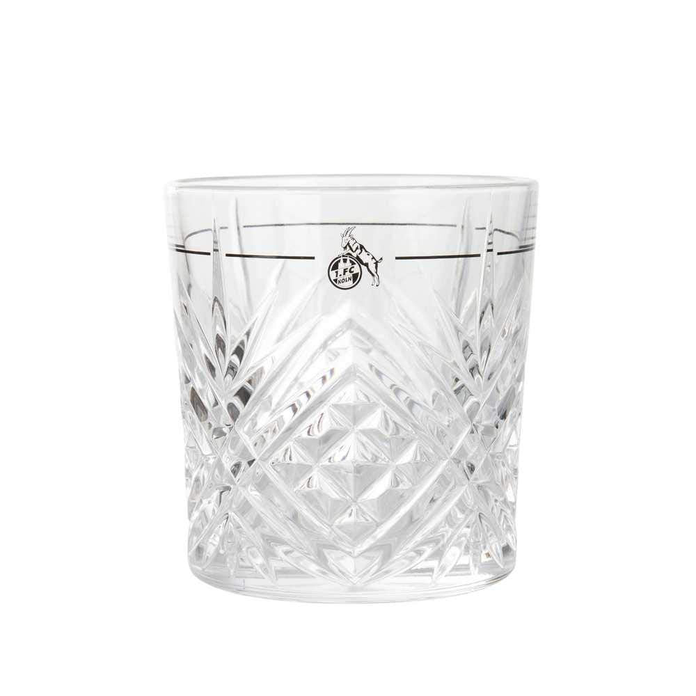 1. FC Köln Gin-Glas 2er Set, Cocktail Glas, Tumbler - Plus Lesezeichen I Love Köln