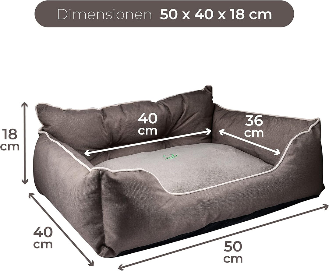 UNITED COLORS OF BENETTON. Pets - Hundebett, Ergonomisches Bett für Kleine Hunde, Aus Polyester, Was