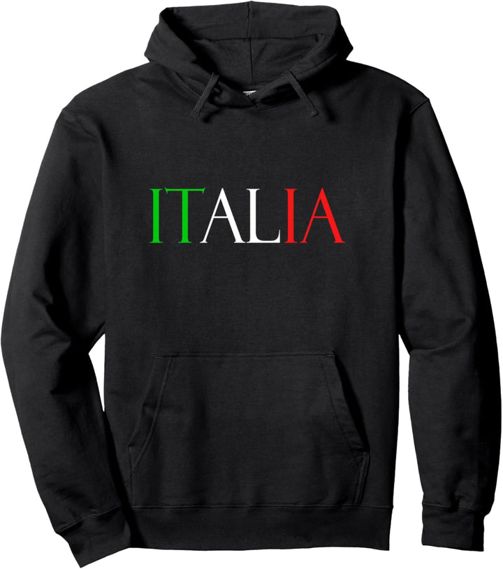 Italia Italien Flagge Grün Weiss Rot Pullover Hoodie