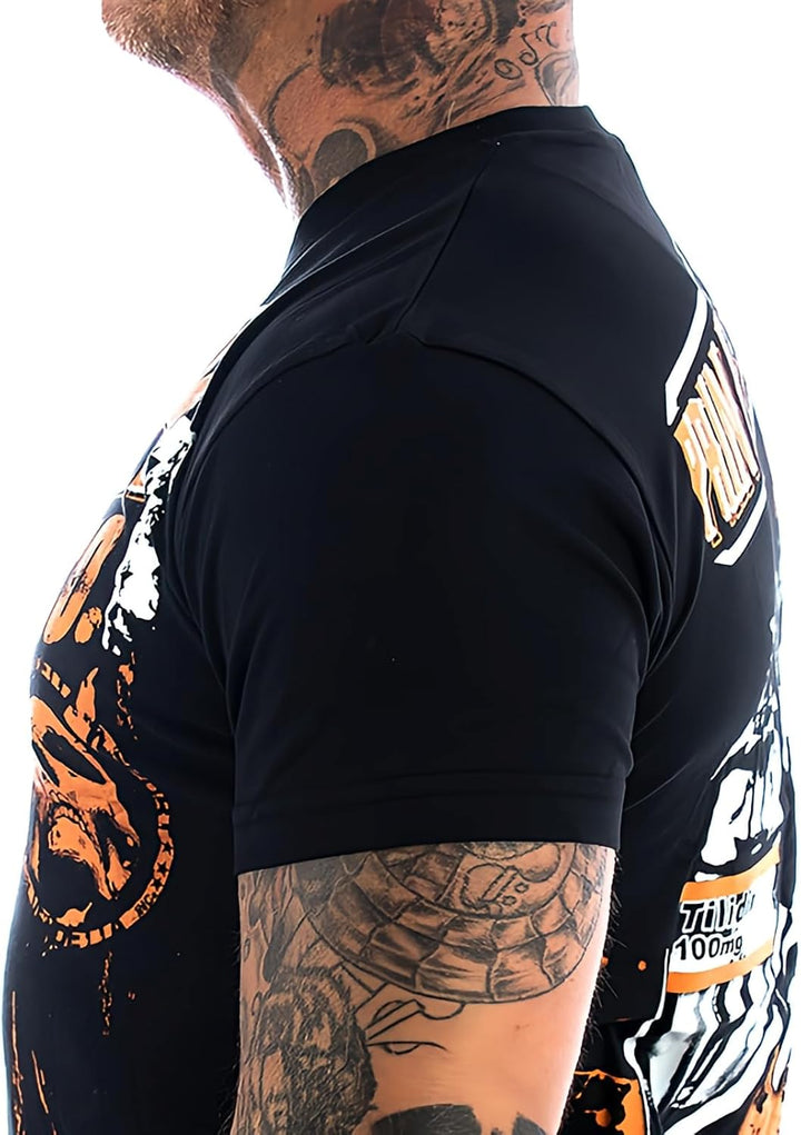 Vendetta Inc. Shirt Pain Killer schwarz Männer, Herren Sport Freizeit T-Shirt 1135
