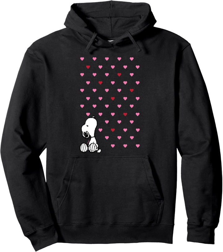 Peanuts Valentine Hoodie Snoopy Hearts Pullover Hoodie