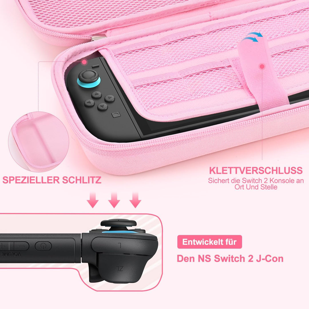 innoAura Switch 2 Tasche 14-in-1 Bundle für NS Switch 2 (2025), Switch 2 Case mit Tragetasche, Schut