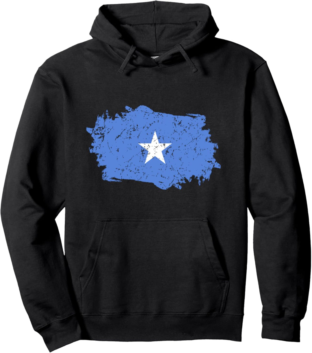 Somalia Flagge Design Grunge Landesflagge Somalia Pullover Hoodie