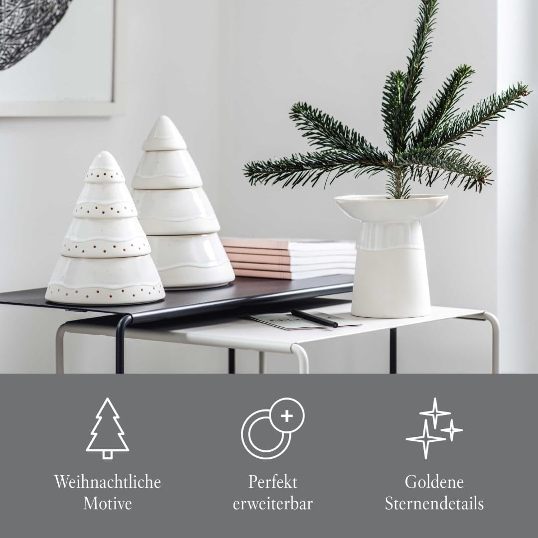 like. by Villeroy & Boch Winter Glow Gebäckdose Baum, 18 cm Ø, Gebäckdose