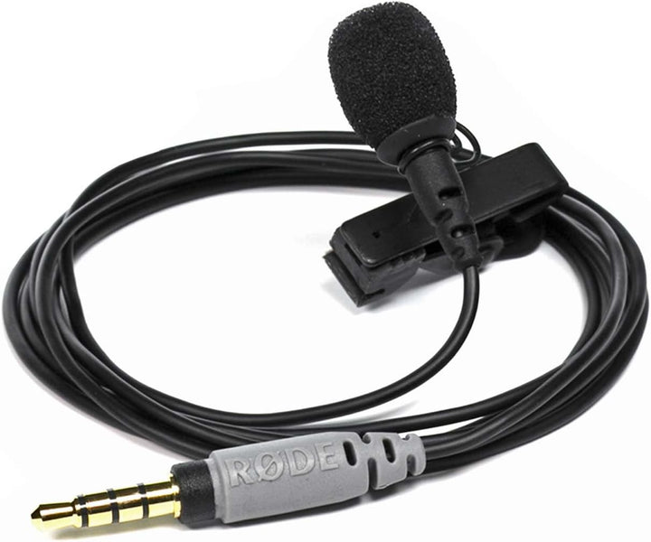 Rode SmartLav+ Ansteck-, Lavalier-Mikrofon für Smartphone/Tablet + keepdrum WS05 Mini Fell-Windschut