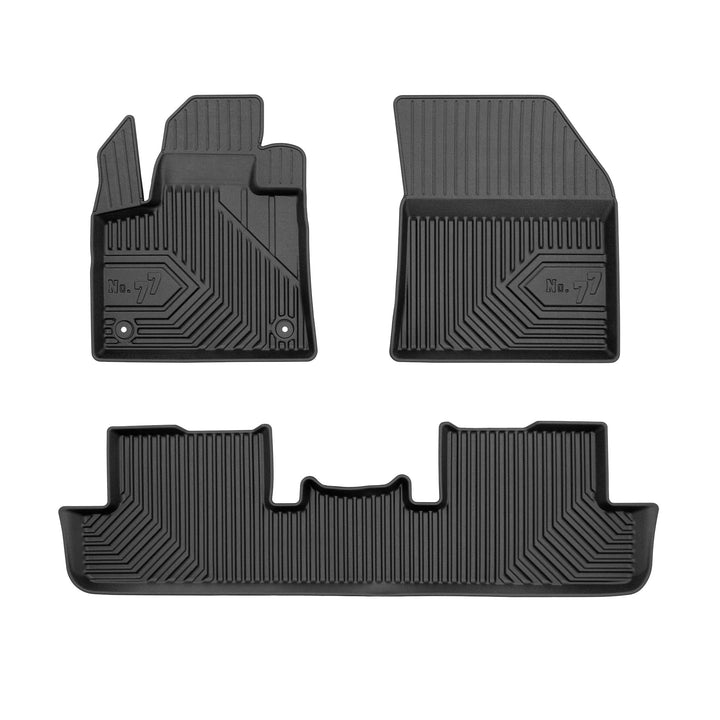 FROGUM No.77 Gummimatten Ganzjahresset von Auto Fussmatten Autofussmatten für Peugeot 3008 II ab 201