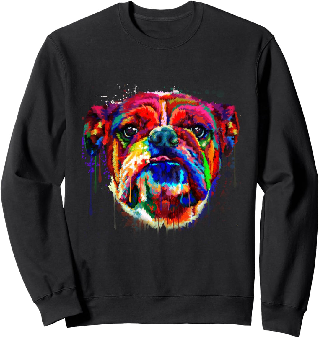 Britische Bulldogge für eine Bulldogge Mama Sweatshirt