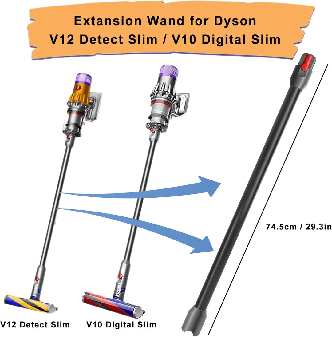Schnellspanner Verlängerungsrohr für Dyson V12 Detect Slim Stabstaubsauger, Ersatzteile Verlängerung