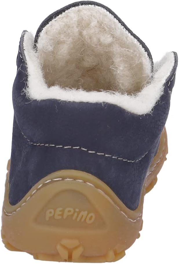 RICOSTA Mädchen und Jungen Lauflernschuhe Colin, WMS:Weit,Barfuss-Schuh 20 EU Weit Blau 170, 20 EU W