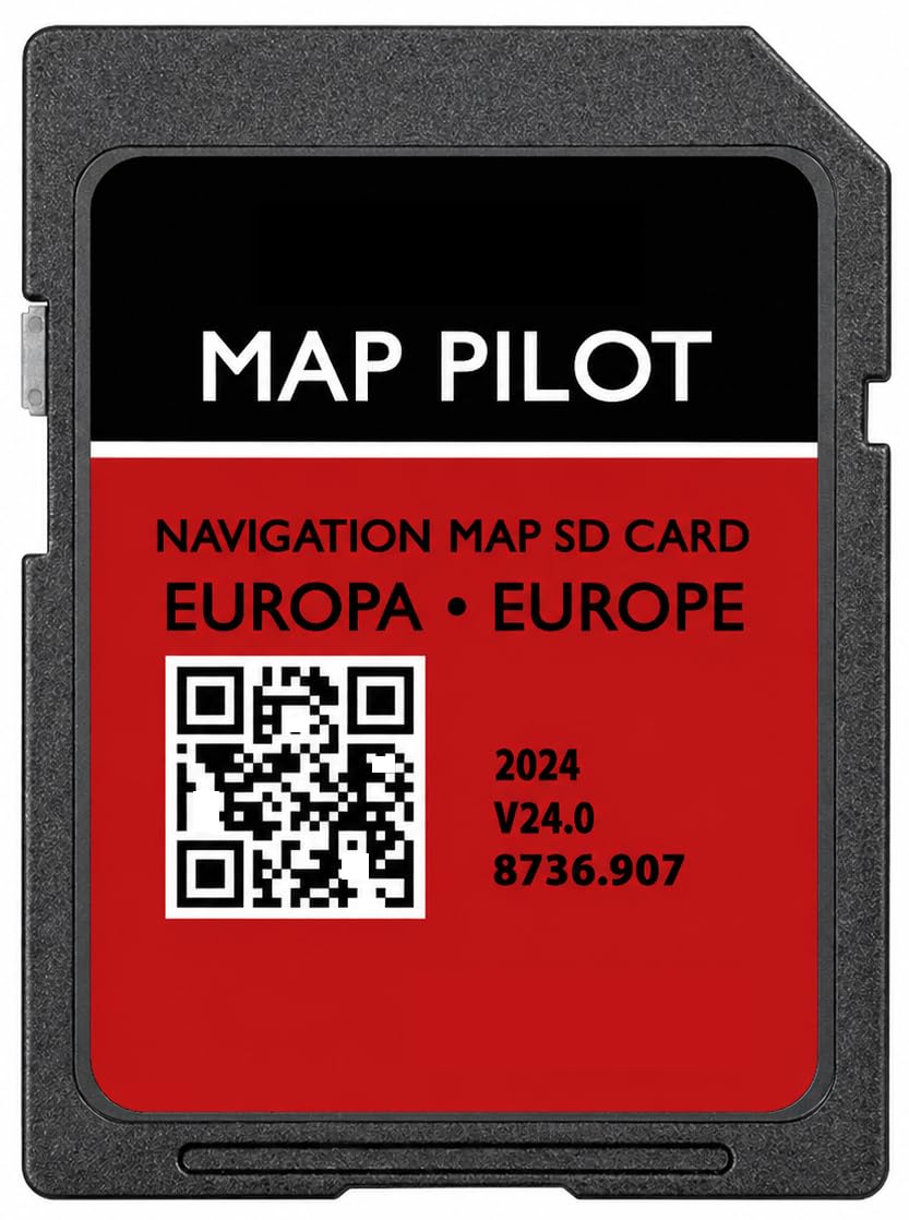 Generisch SD Karte - GPS Navigation - Europa v22 2022 - kompatibel mit Mercedes Becker Map Pilot