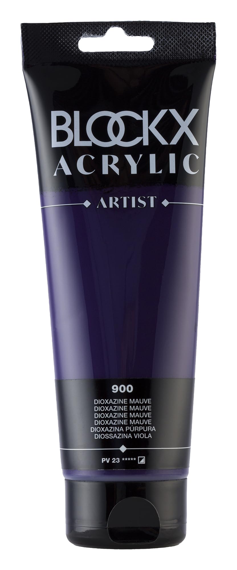 Blockx 61900BXC - Tube 250ml, feine Acrylfarbe, Acrylic Artist, halbdeckend uns satiniert, PV 23 Mal
