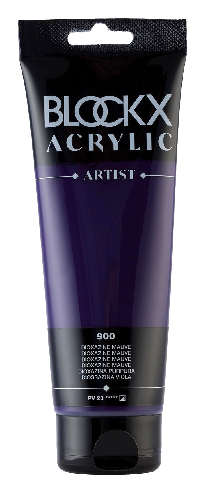 Blockx 61900BXC - Tube 250ml, feine Acrylfarbe, Acrylic Artist, halbdeckend uns satiniert, PV 23 Mal