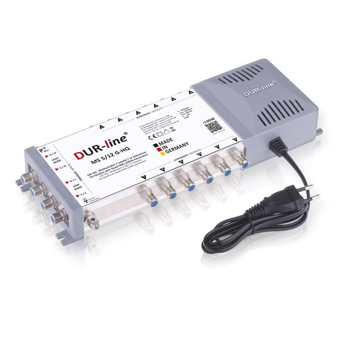 DUR-line MS 5/12 G-HQ - Multischalter - Made in Germany - SAT Multischalter für 12 Teilnehmer/TV - s
