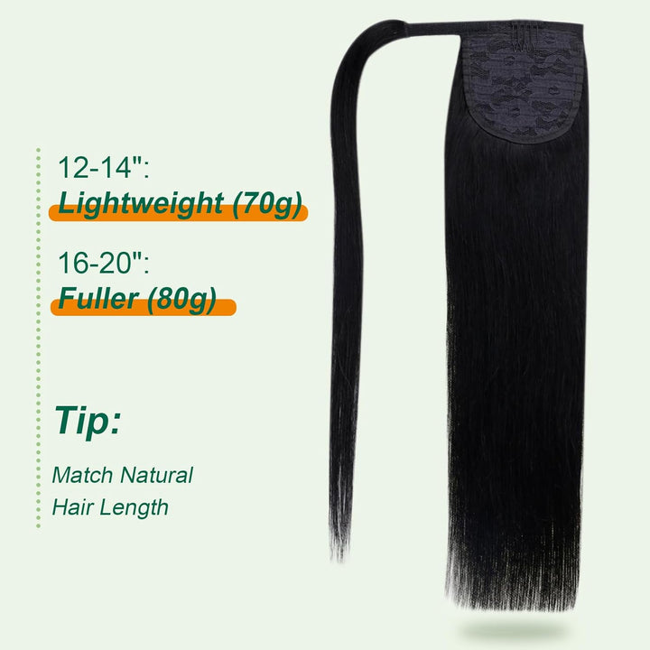 Easyouth Ponytail Echthaar Extensions Schwarz Zopf Haarverlangerung Remy Echthaar Zopf Extensions Na