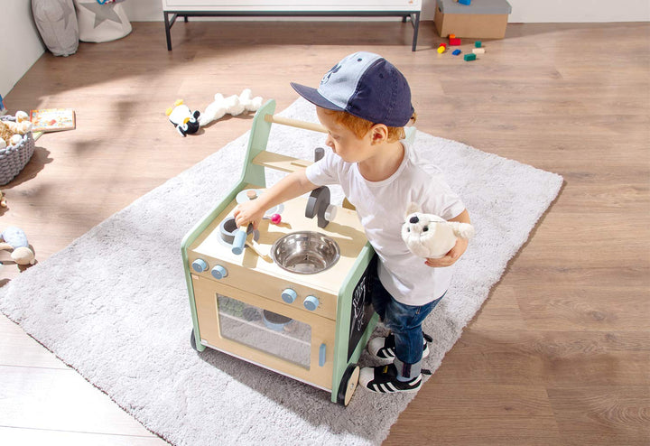 PINOLINO Kinderküche Kalle, pastellgrün, türkis, 6 kg