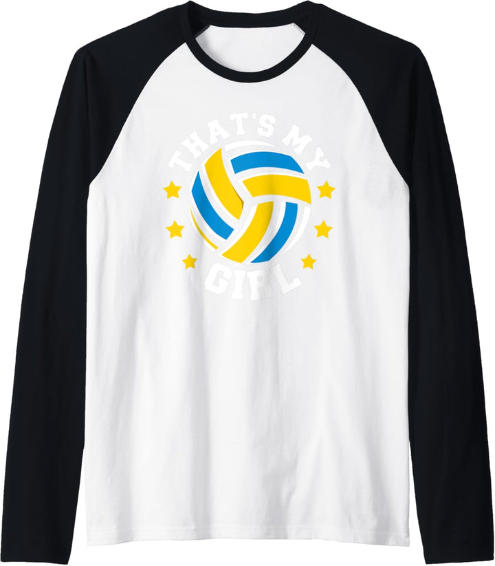 Volleyballer Mutter Beachvolleyball Vball - Volleyball Raglan