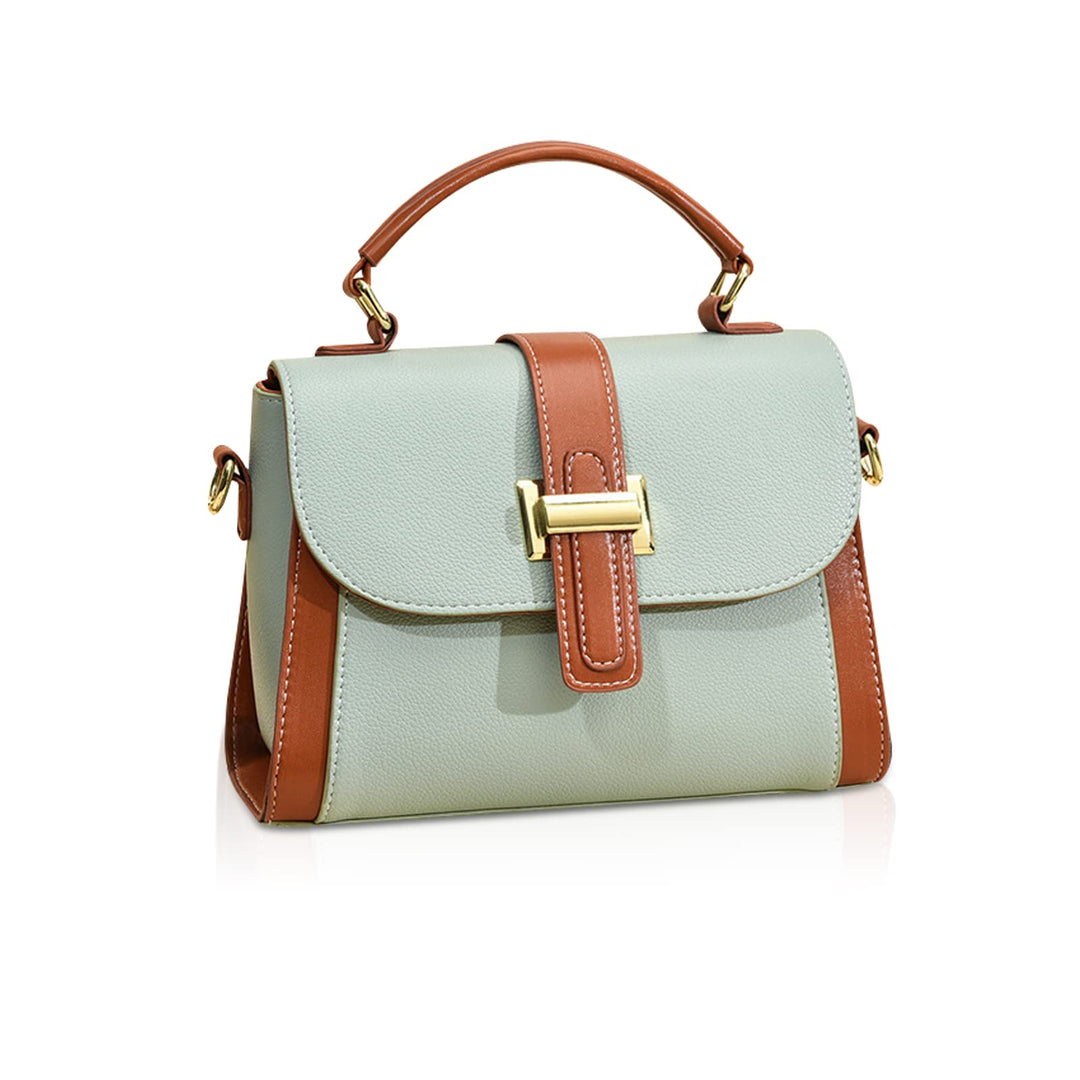 NICOLE &amp; DORIS Kleine Handtasche Damen Mode Umhängetasche Elegant Schultertaschen PU Leder Satchel H