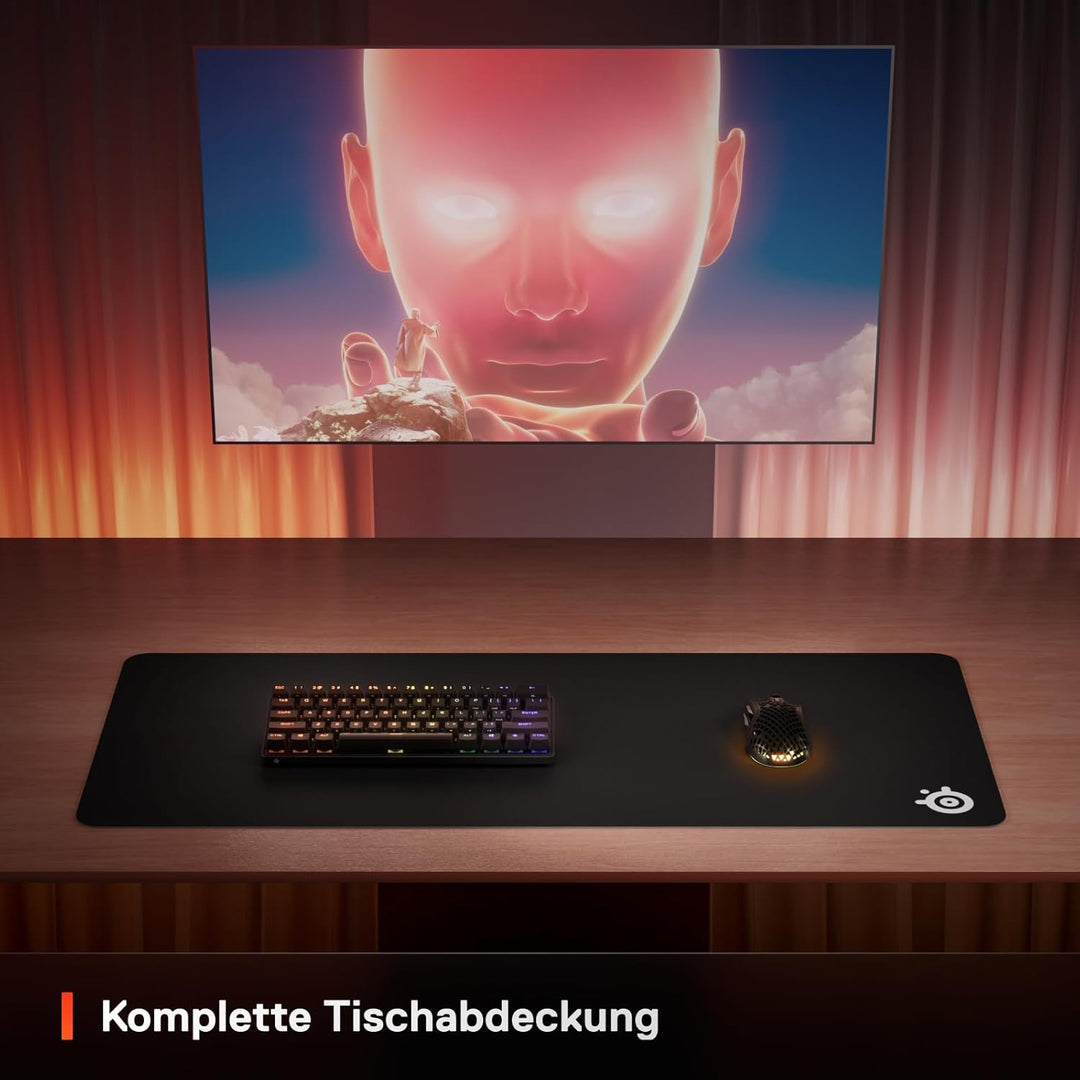 SteelSeries QcK Gaming Mauspad - XXL Stoff - Erstklassiges Tracking und Stabilität - E-Sports-Mousep