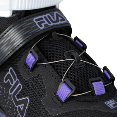 FILA Damen Legacy Qf Inline skate 40.5 LADY BLACK/VIOLET, 40.5 LADY BLACK/VIOLET