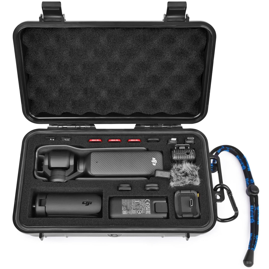 LEKUFEE Reise-Wasserdichter Hartschalenkoffer für DJI Osmo Pocket 3,Creator Combo,Power Expansion Co