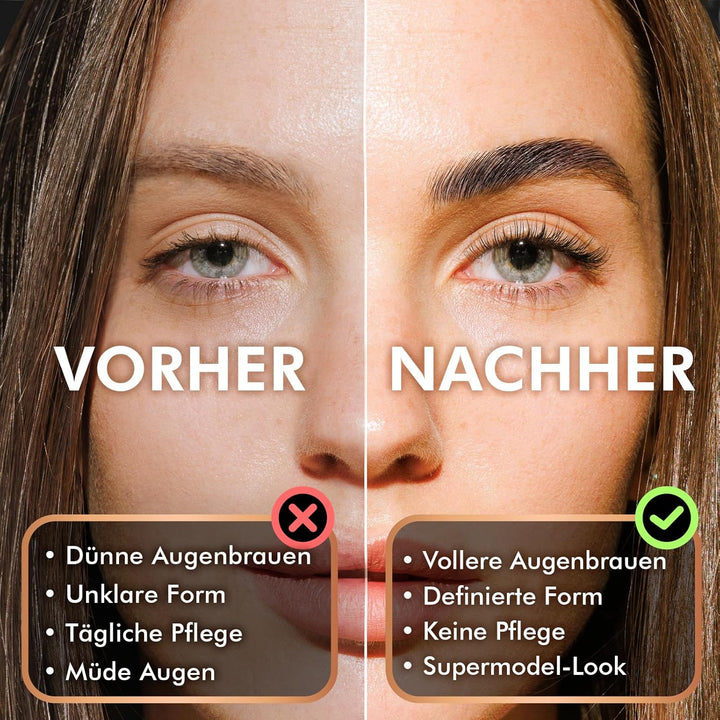 Augenbrauen Lifting Set, Brow Lifting Kit 6–8 Wochen, 15 Anwendungen, DIY Laminierung Set mit Anleit