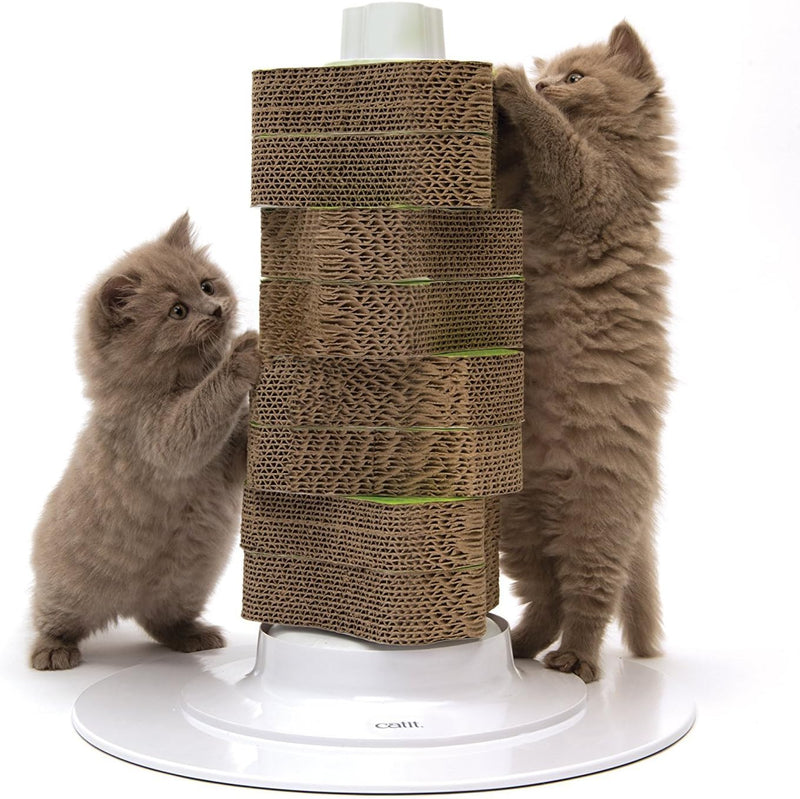 Catit Scratcher, Kratzbaum aus Pappe für Katzen, 1 Stück (1er Pack) Single, Single