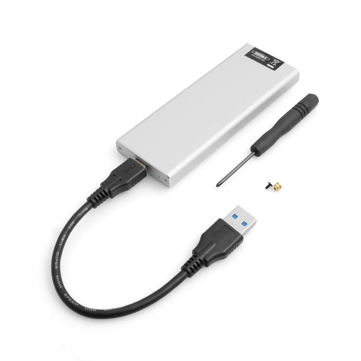 System-S Externes SATA 2.5 Festplattengehäuse mit USB 3.1 Type C Ausgang Hard Drive Case E431 Y510P
