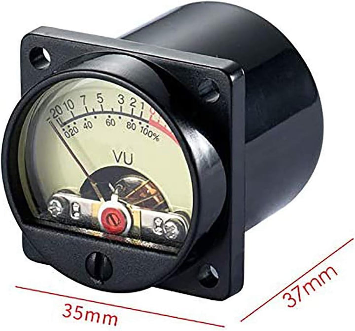 POFET Hochpräzises Panel VU Meter Hintergrundbeleuchtung Leistungsverstärker Audio DB Level Header