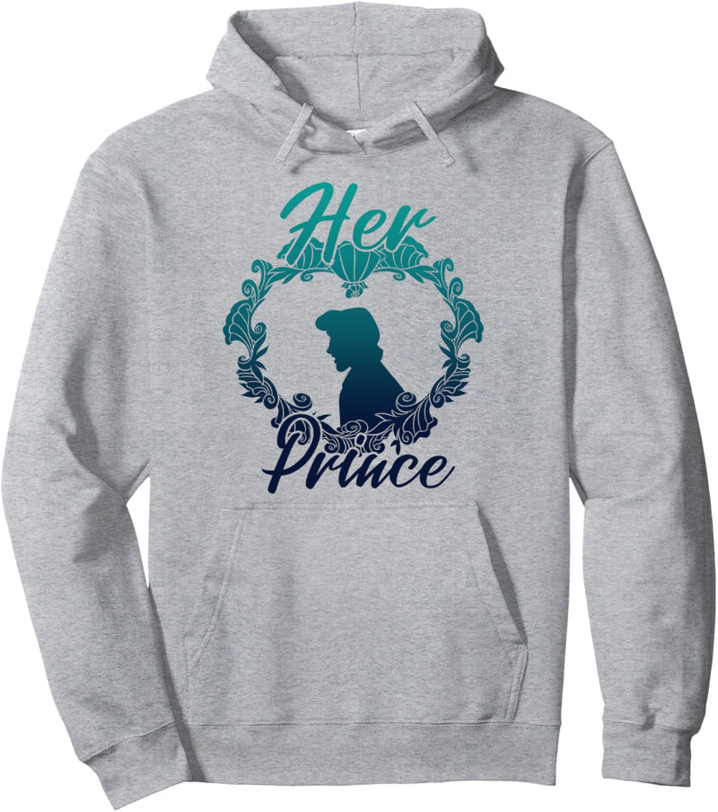 Disney The Little Mermaid Eric Her Prince Silhouette Pullover Hoodie