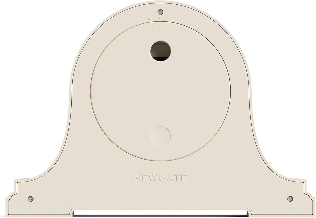 NEWGATE® Broadway Kaminsims Uhr | Klassisches Design des napoleonhutes | Vanille Creme | Römische zi