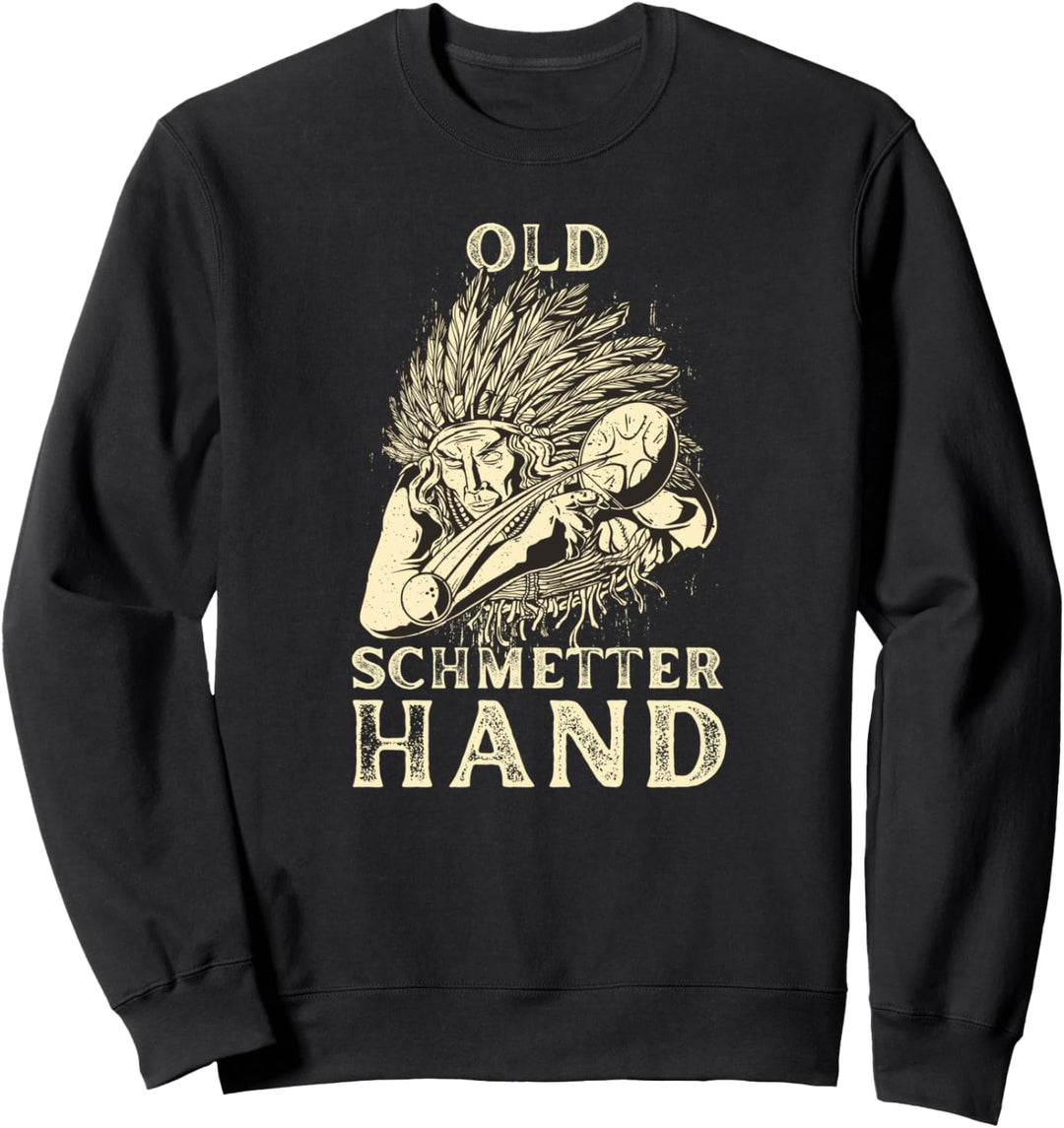 Old Schmetterhand | Tischtennis Spieler Sweatshirt