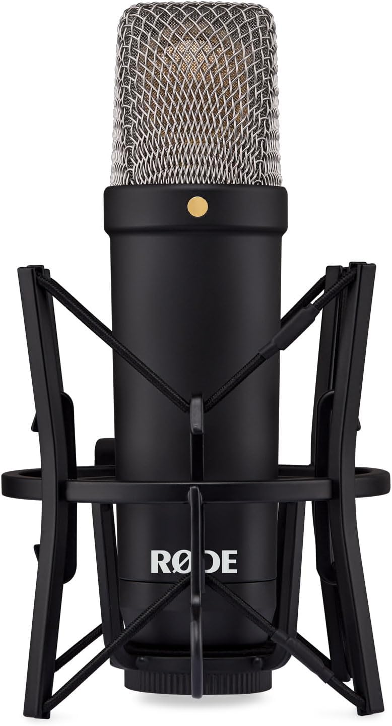 Rode NT1 Signature Black Studio-Mikrofon mit keepdrum Einhand-Mikrofonständer