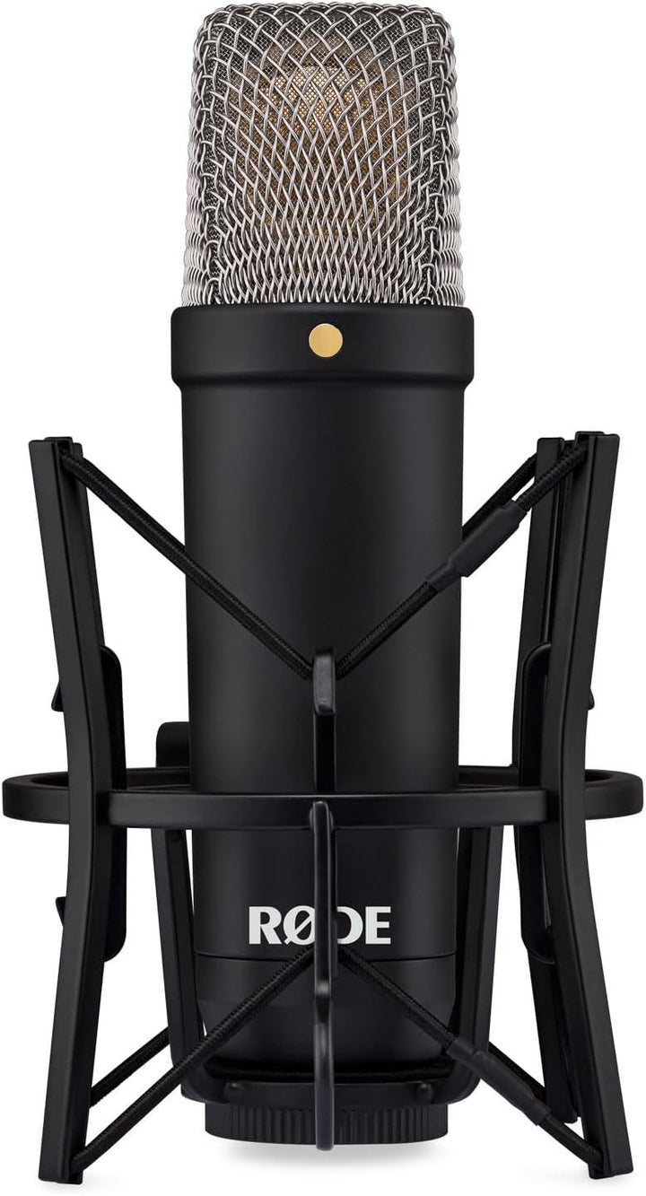 Rode NT1 Signature Black Studio-Mikrofon mit keepdrum Einhand-Mikrofonständer
