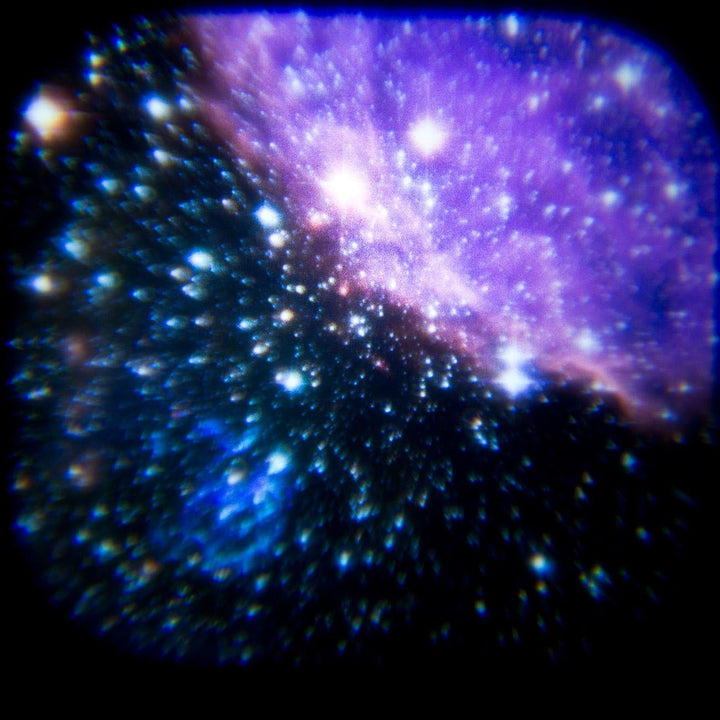 Lunartec Sterneprojektor: 2in1-Sternenhimmel- und Bilder-Projektor "Weltallzauber", 26 Vorlagen (Pro