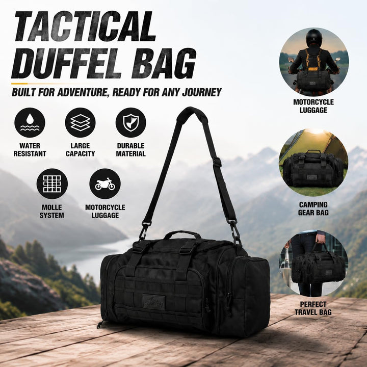 Duffle Bag Gymnastiktasche Reise- Wander- &amp; Trekking-Sporttasche Jagd- &amp; Angeltasche 43L Hochwertig