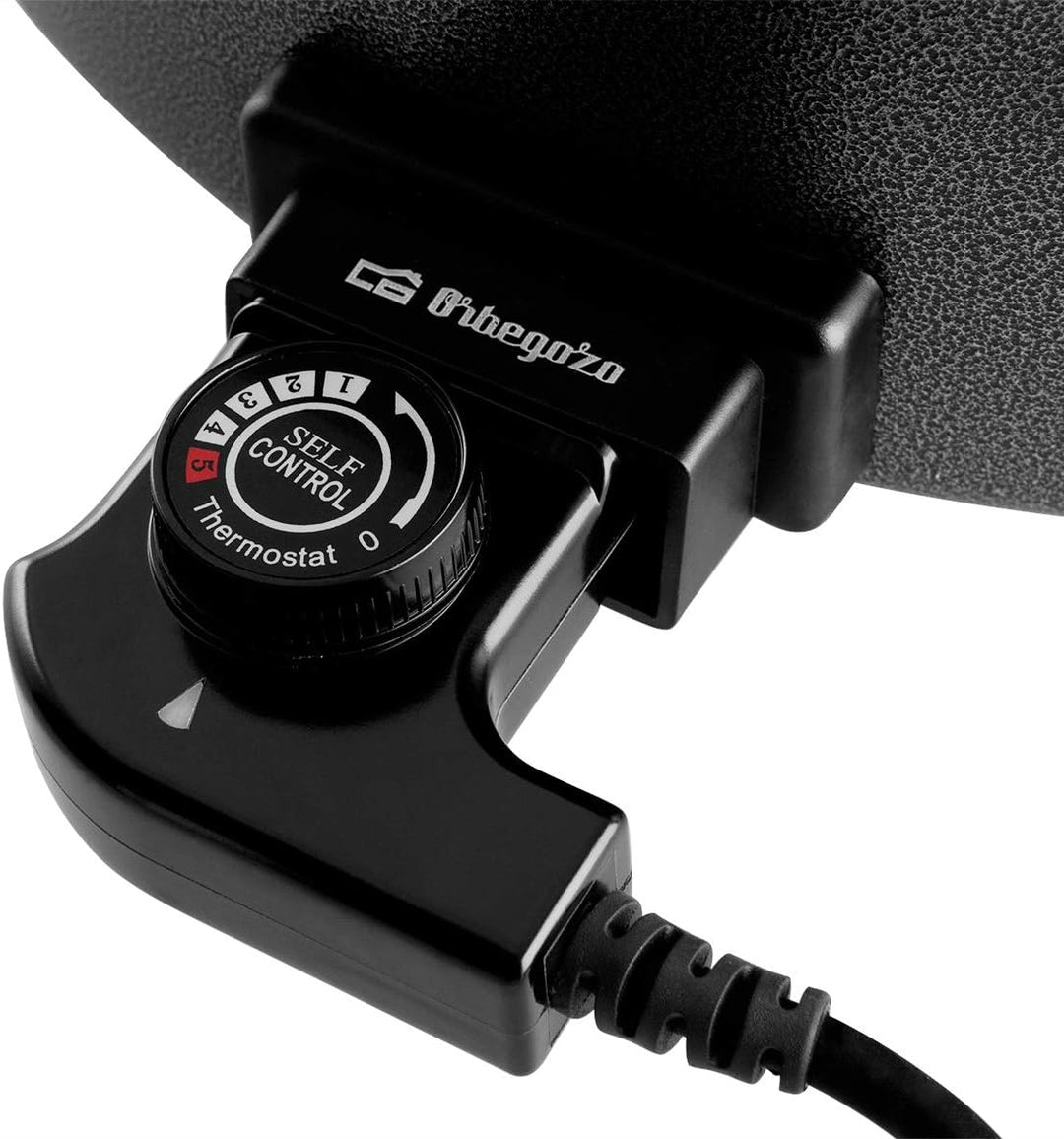 Orbegozo PZ 8100 - Elektrischer Topf mit Glasdeckel, Anti-Haft-Beschichtung, einstellbares Thermosta
