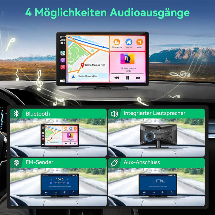 Carplay Display FüR Car Play und Android Auto,11.3 Zoll Touchscreen Android Auto Display Bildschirm