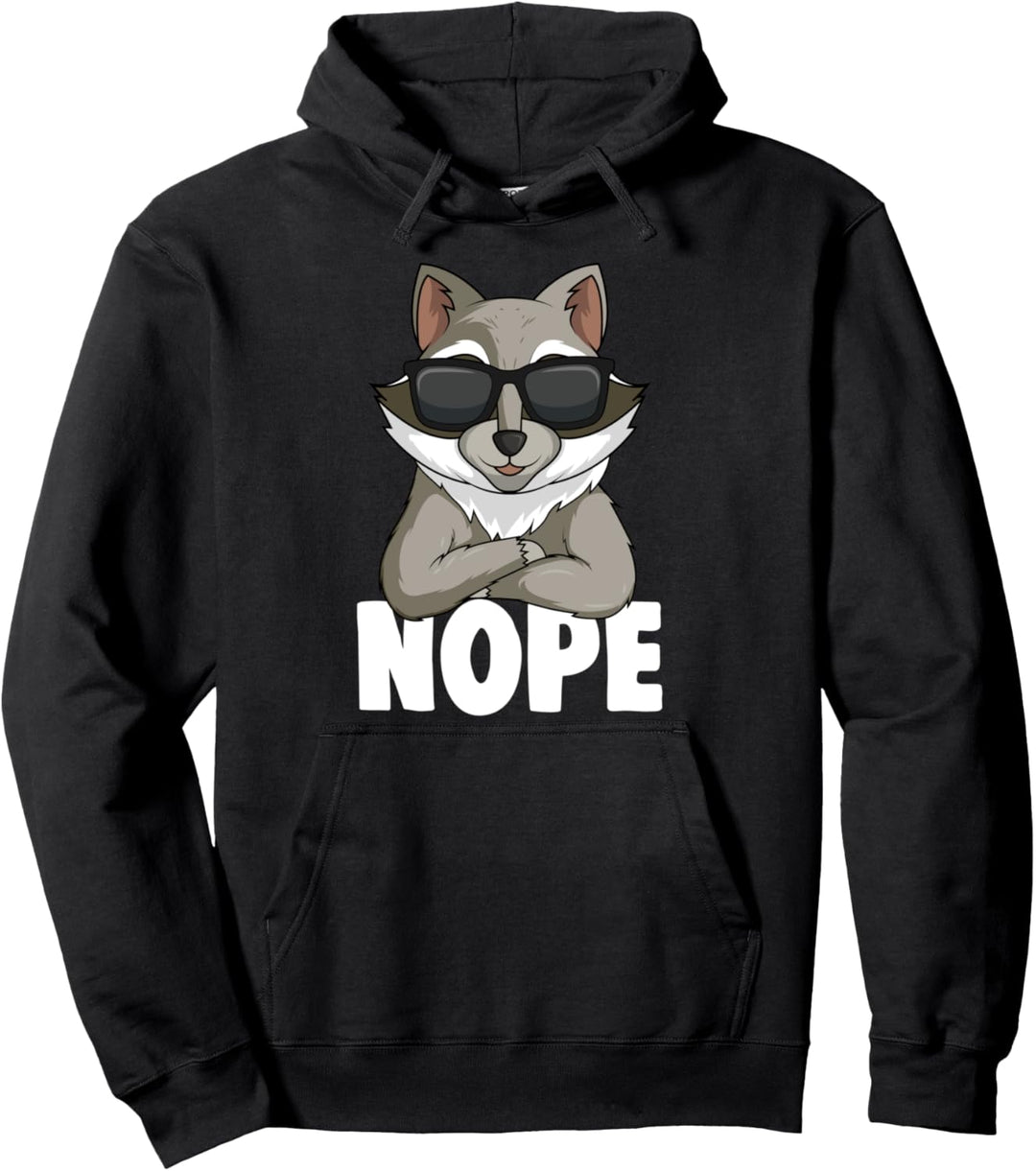 Waschbär Mädchen Raccoon Jungen Kinder Pullover Hoodie