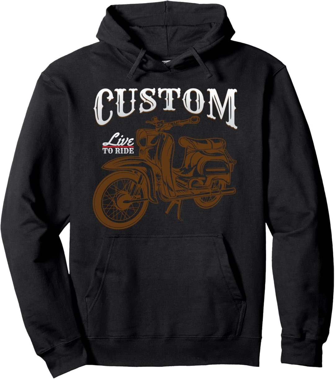 Custom Retro Klassiker Simson-Schwalbe Pullover Hoodie