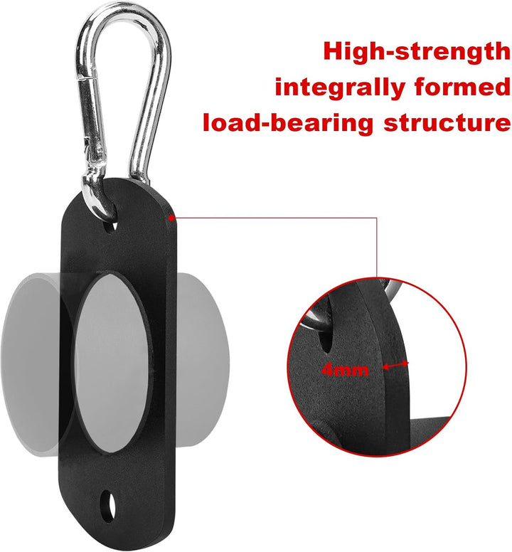 T-Bar Row Platform Landmine Eyelet Attachment for 5.1 cm Olympic Bar, Landmine Row Handle Standard B