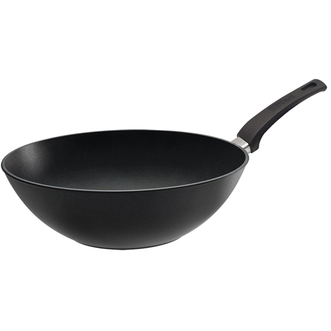 Eurolux Wok Induktion Ø 30 cm - grosse leichte induktionsgeeignete Guss-Wok-Pfanne antihaftbeschicht