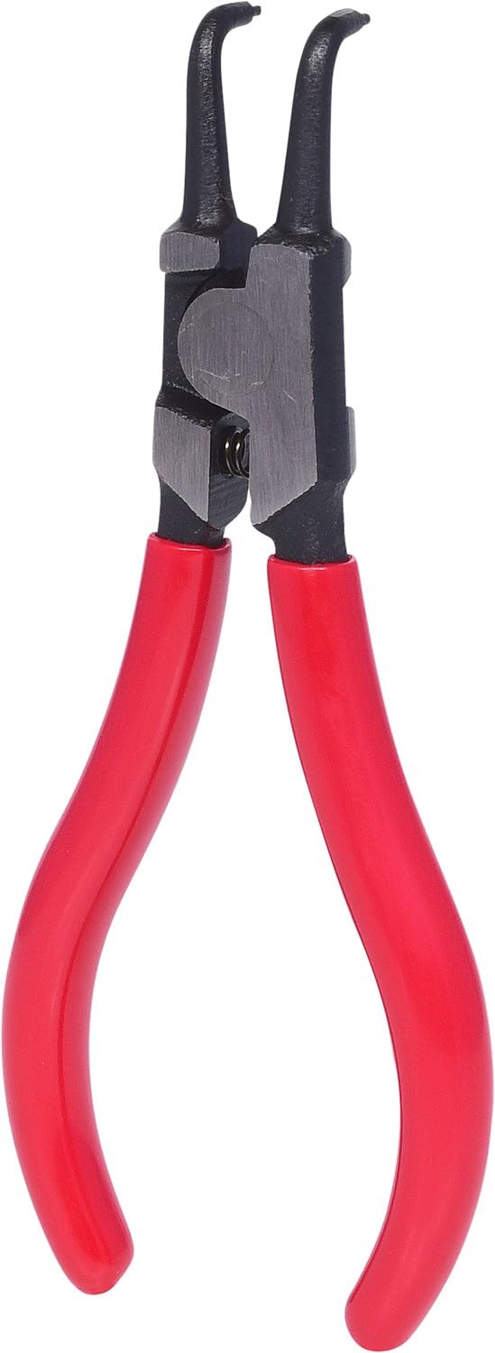 KS Tools 500.1025 Seegeringzange für Aussensicherungsringe, abgewinkelt, 130mm 130 mm, 130 mm